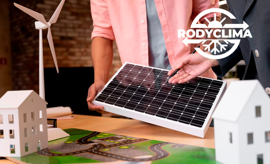 ahorro con fotovoltaica y aerotermia